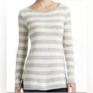 Athleta Backcountry Striped Cashmere Sweater size small.